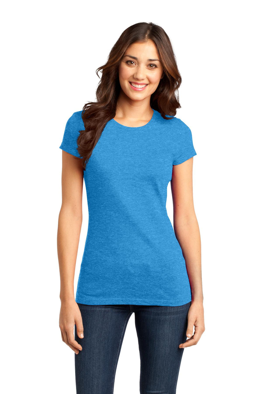 DT6001-Heathered Bright Turquoise-front_model