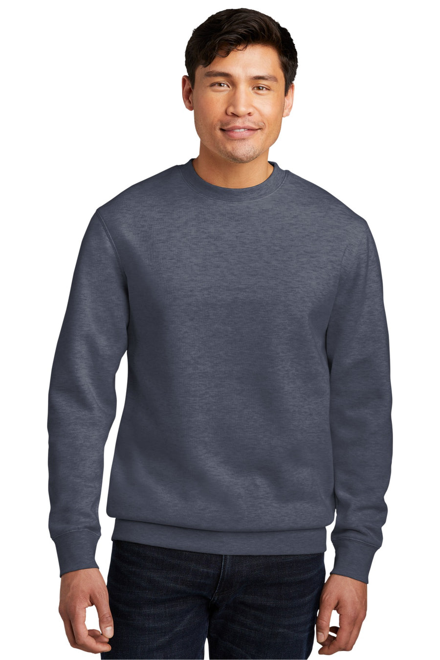 DT6104-Heathered Navy-front_model