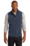 F228-Navy Heather/ Black-front_model