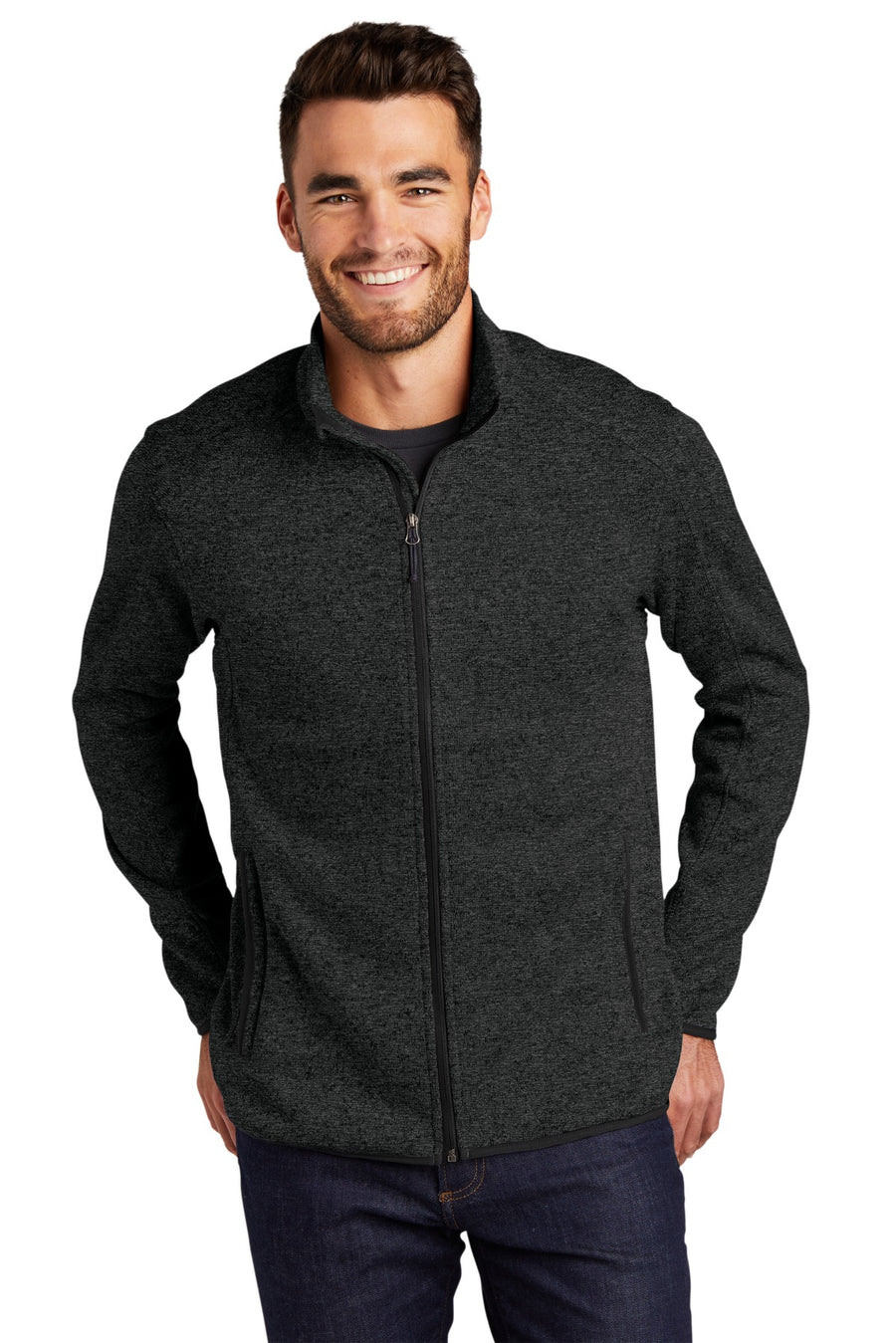 Port Authority® Sweater Fleece Jacket. F232