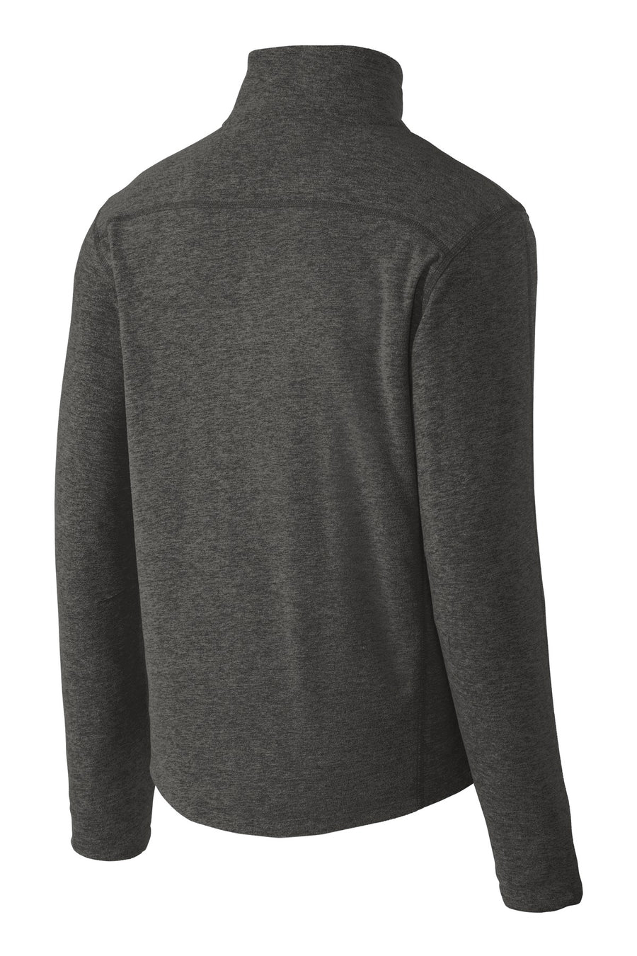 F235-Black Charcoal Heather-back_flat