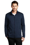 F905-River Blue Navy Heather-front_model