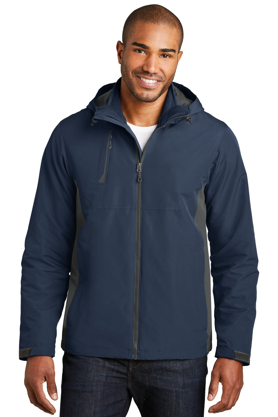 J338-Dress Blue Navy/ Grey Steel-front_model