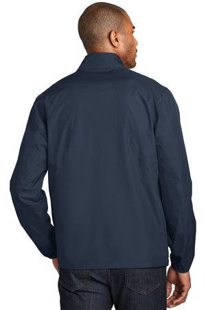 J343-Dress Blue Navy-back_model