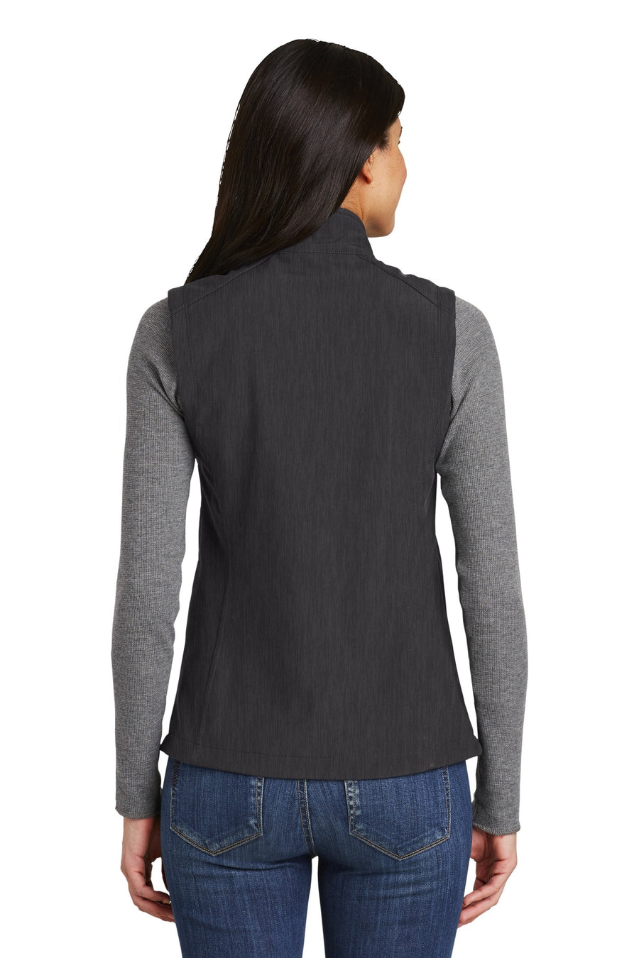 L325-Black Charcoal Heather-back_model