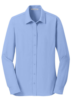 L570-Dress Shirt Blue-front_flat