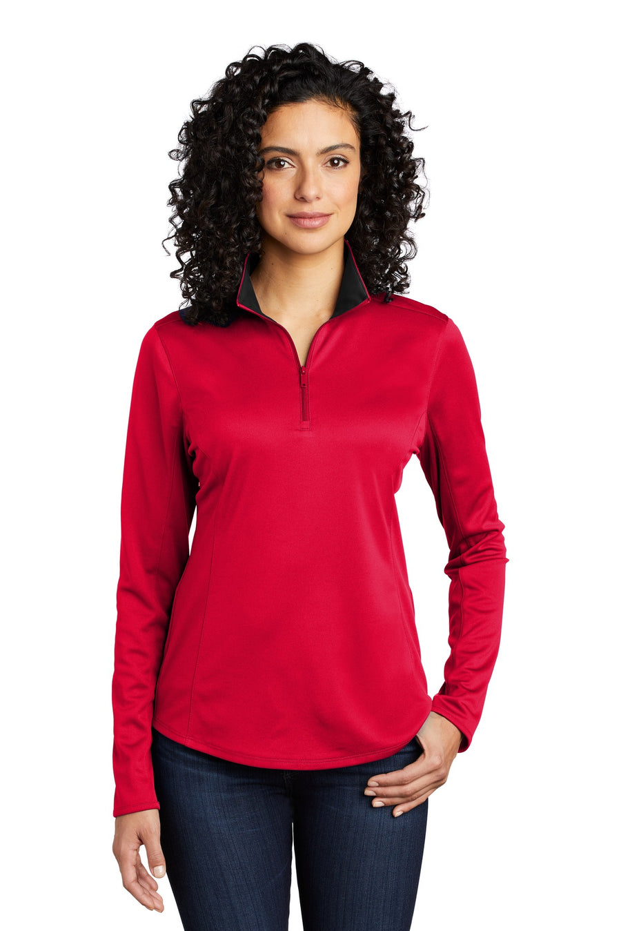 LK584-Red/ Black-front_model