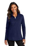 Port Authority® Ladies C-FREE® Double Knit 1/4-Zip LK880