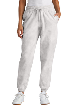 Port & Company® Ladies Beach Wash® Cloud Tie-Dye Sweatpant LPC140P