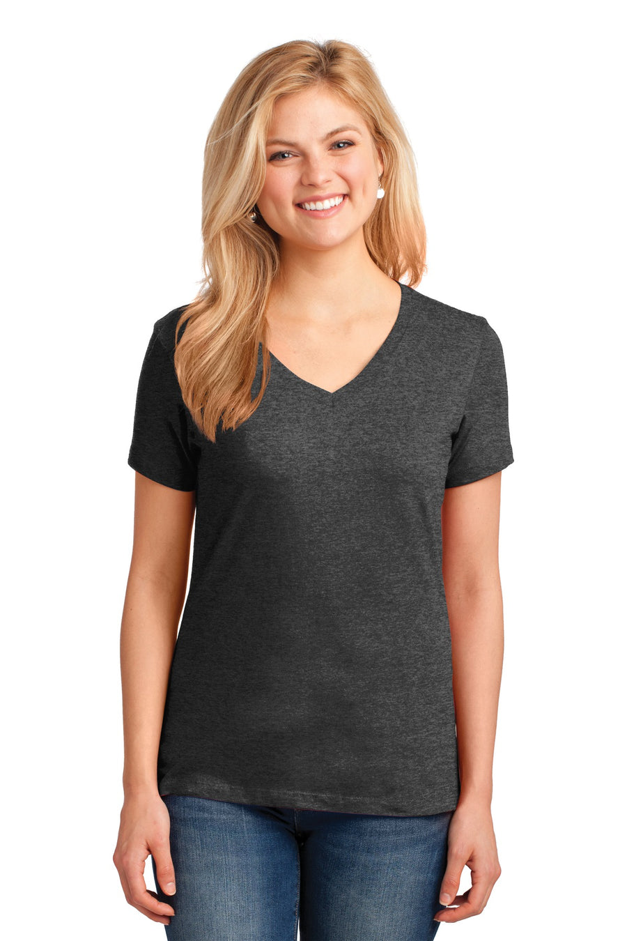 LPC54V-Dark Heather Grey-front_model
