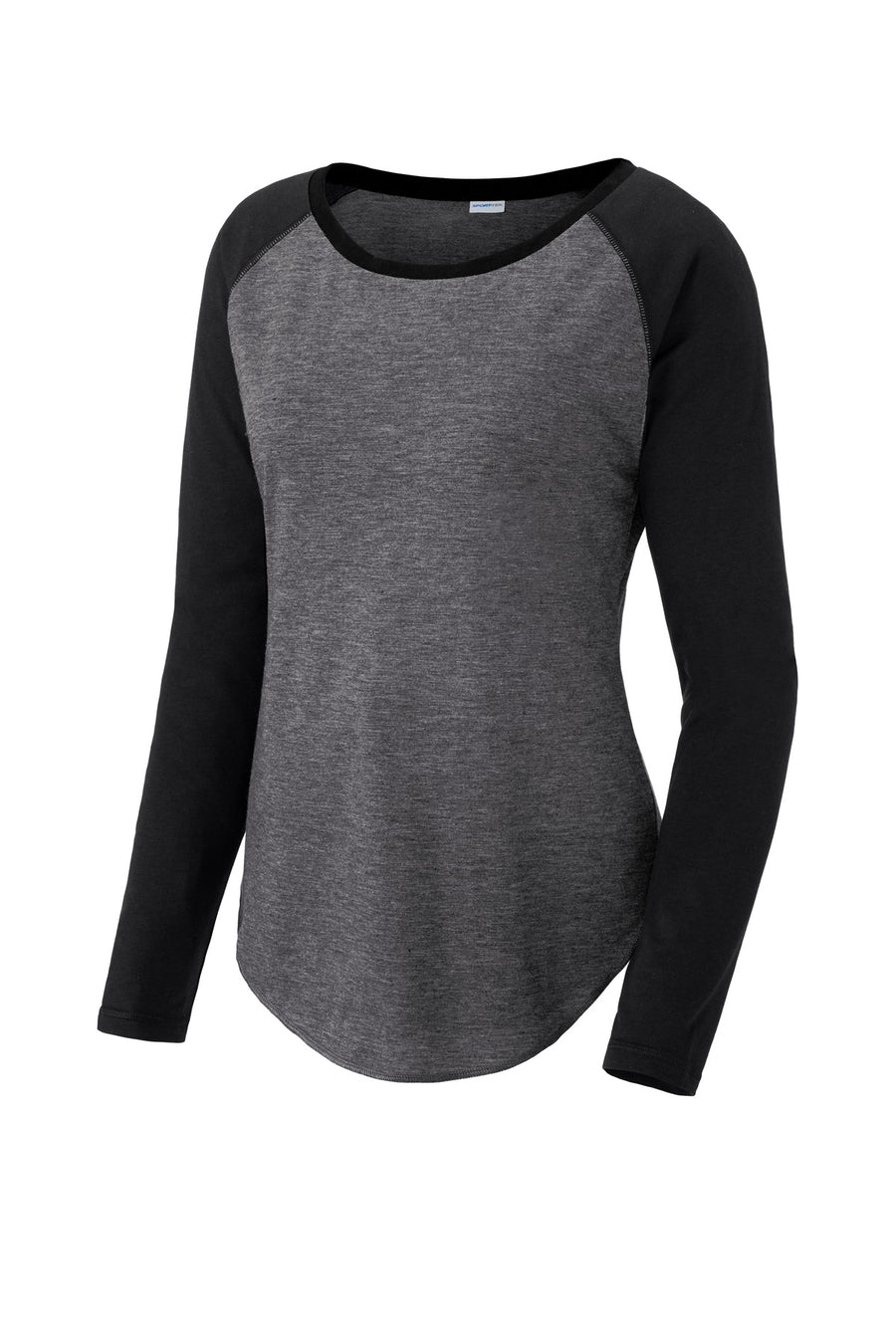 LST400LS-Black Triad Solid/ Dark Grey Heather-front_flat