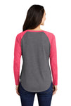 LST400LS-Pink Raspberry Heather/ Dark Grey Heather-back_model