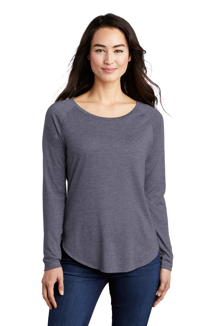 LST400LS-True Navy Heather-front_model