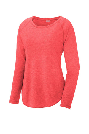 LST400LS-True Red Heather-front_flat