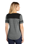 LST403-Black Triad Solid/ Dark Grey Heather-back_model