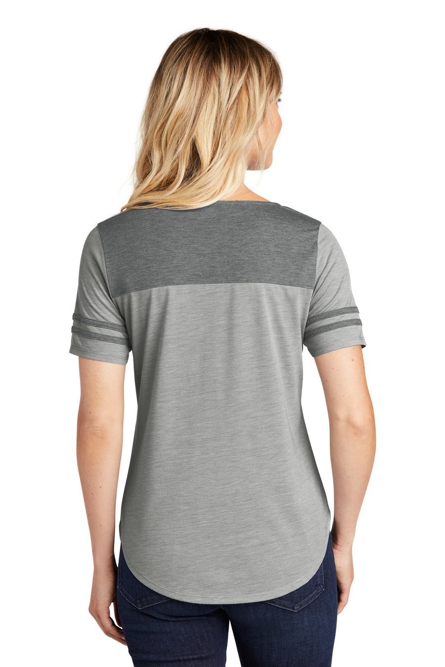 LST403-Dark Grey Heather/ Light Grey Heather-back_model