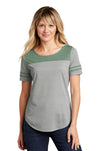 LST403-Forest Green Heather/ Light Grey Heather-front_model