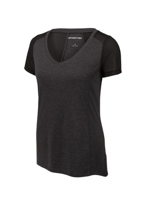 LST465-Black Heather/ Black-front_flat
