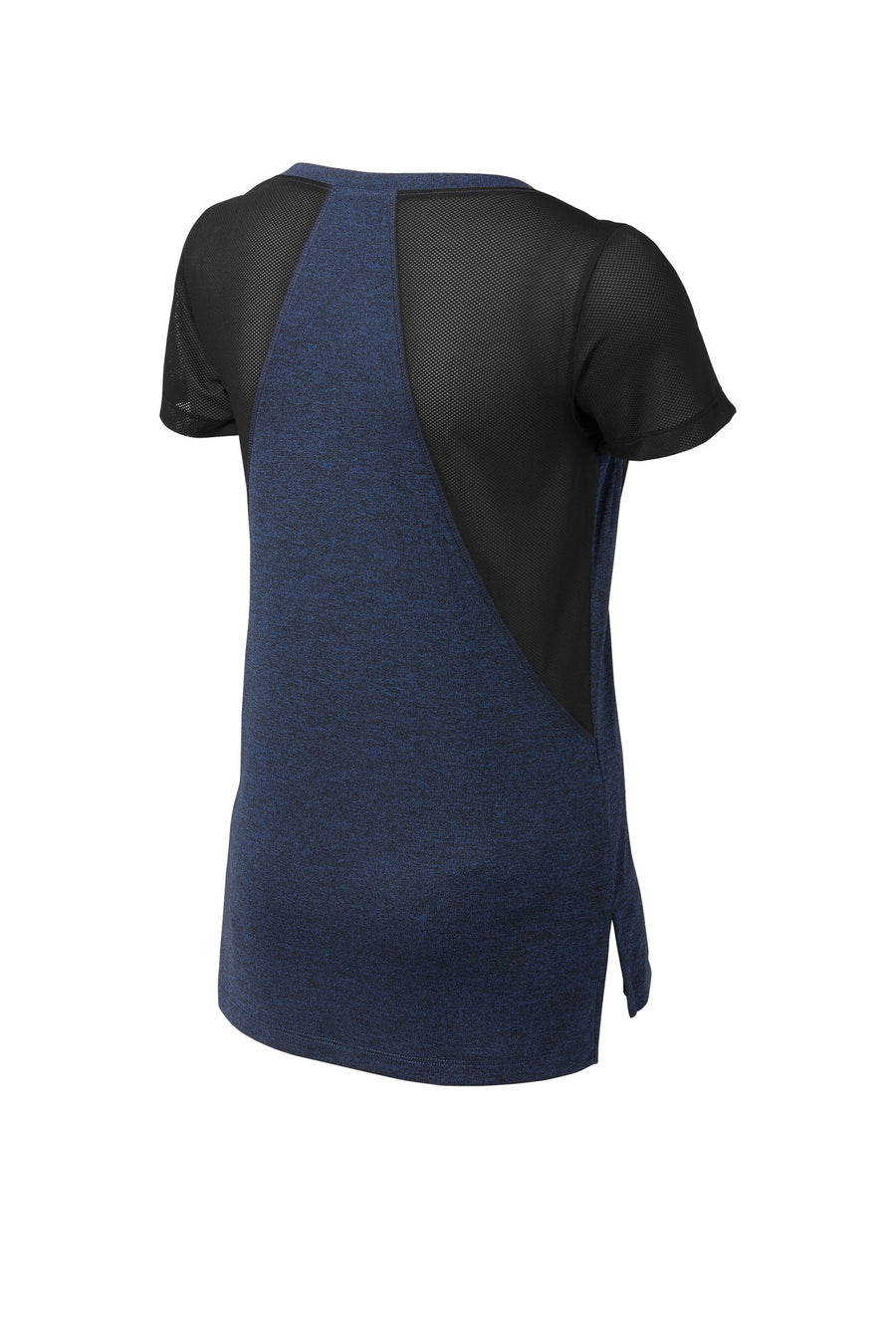 LST465-Dark Royal Heather/ Black-back_flat