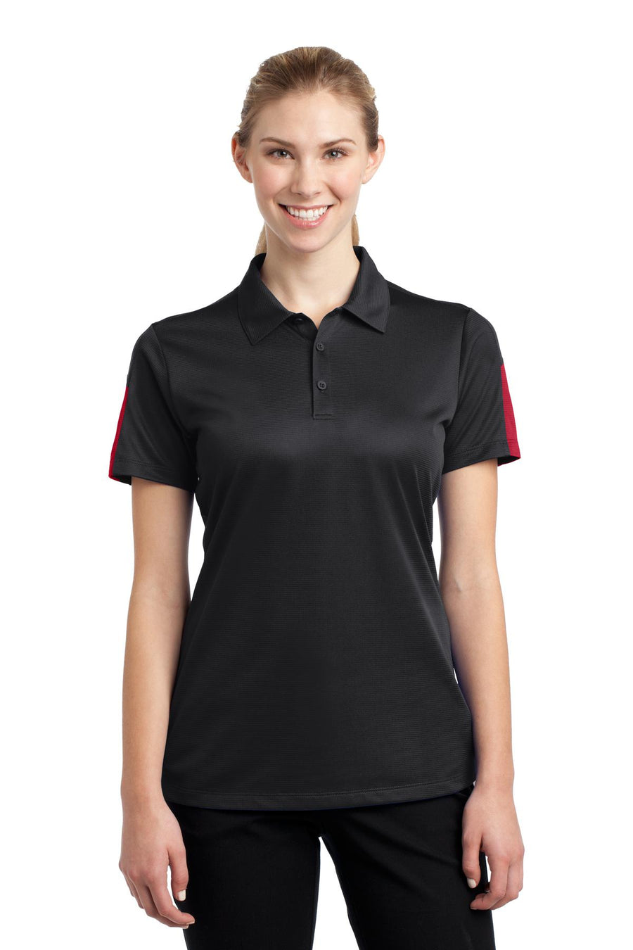 LST695-Black/ True Red-front_model