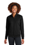 Sport-Tek® Ladies Sport-Wick® Stretch Full-Zip Cadet Jacket LST857