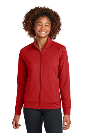 Sport-Tek® Ladies Sport-Wick® Stretch Full-Zip Cadet Jacket LST857