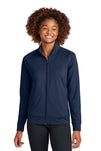 Sport-Tek® Women's Sport-Wick® Stretch Full-Zip Cadet Jacket LST857