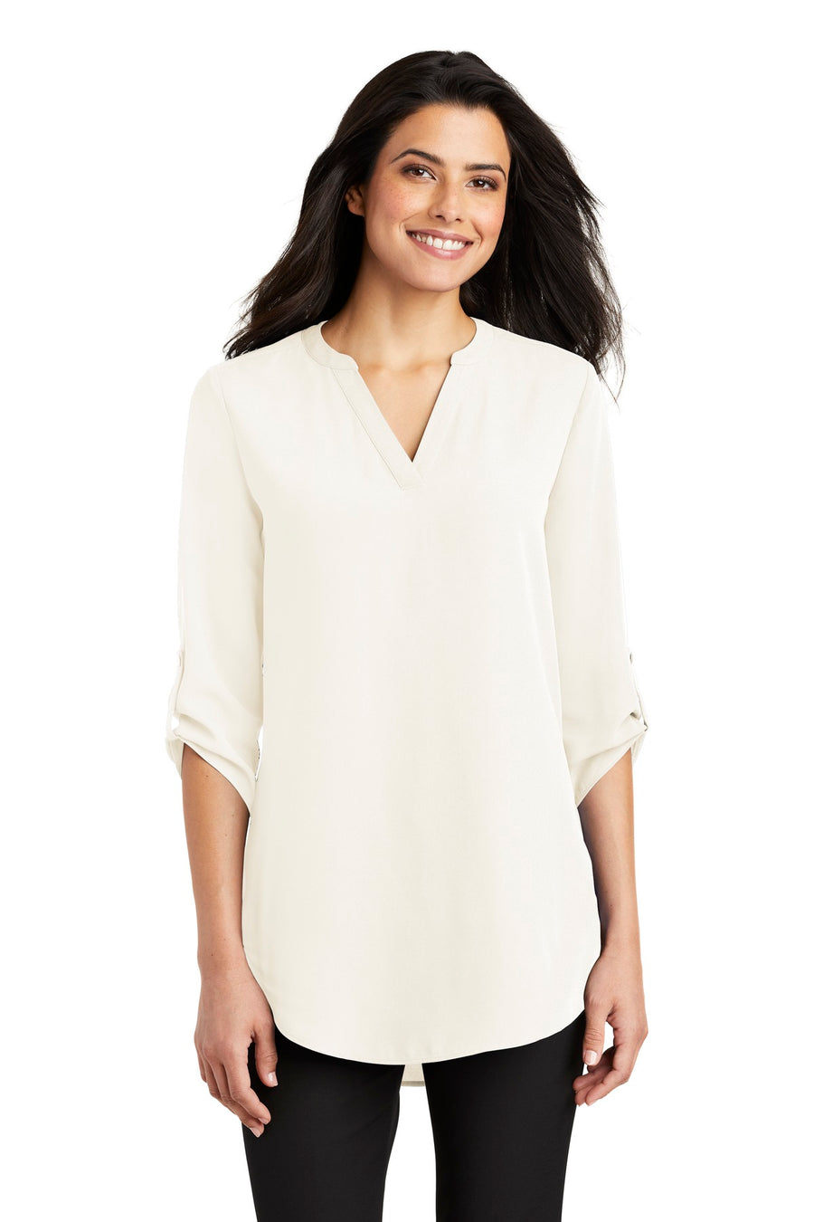 LW701-Ivory Chiffon-front_model