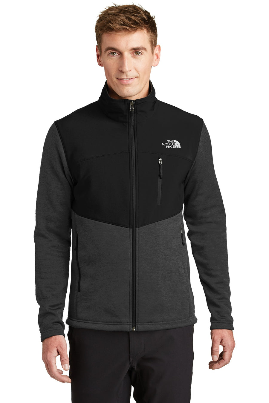 NF0A3LH6-TNF Black Heather-front_model