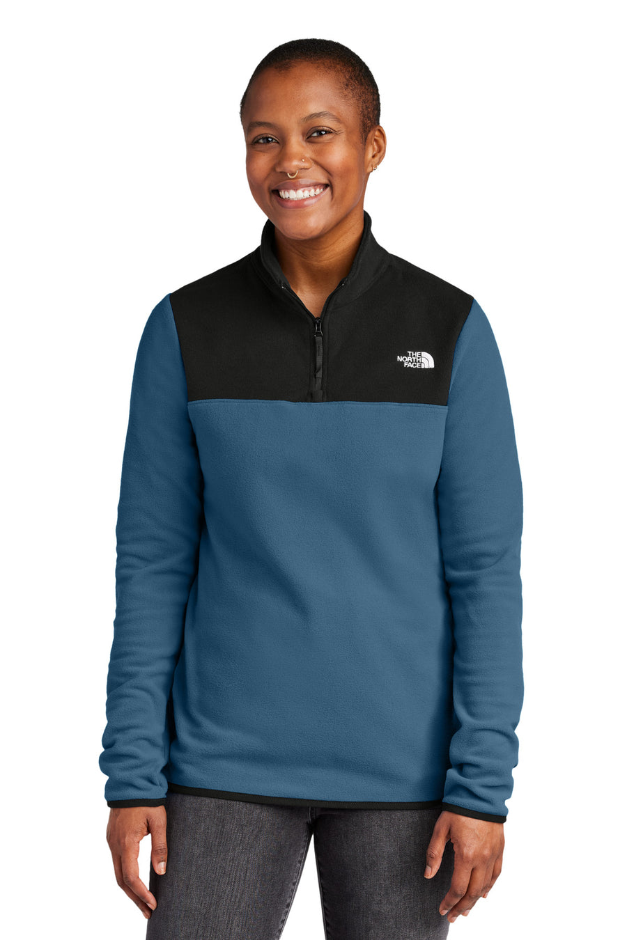 The North Face Women s Glacier 1 4 Zip Fleece NF0A7V4M SanMar Sports