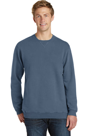 Port & Company® Beach Wash® Garment-Dyed Crewneck Sweatshirt PC098