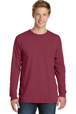 Port & Company® Beach Wash® Garment-Dyed Long Sleeve Tee PC099LS