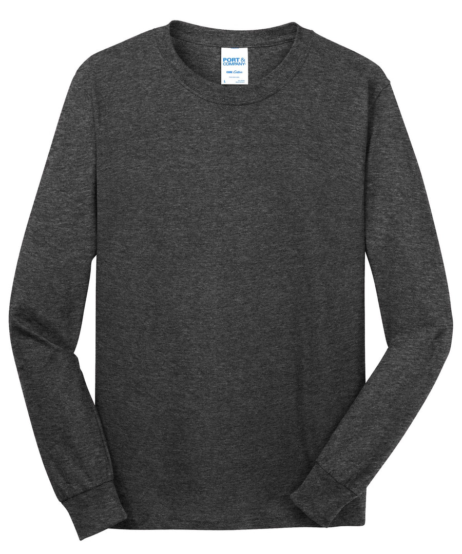 PC54LS-Dark Heather Grey-front_flat