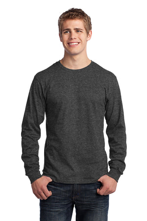 PC54LS-Dark Heather Grey-front_model