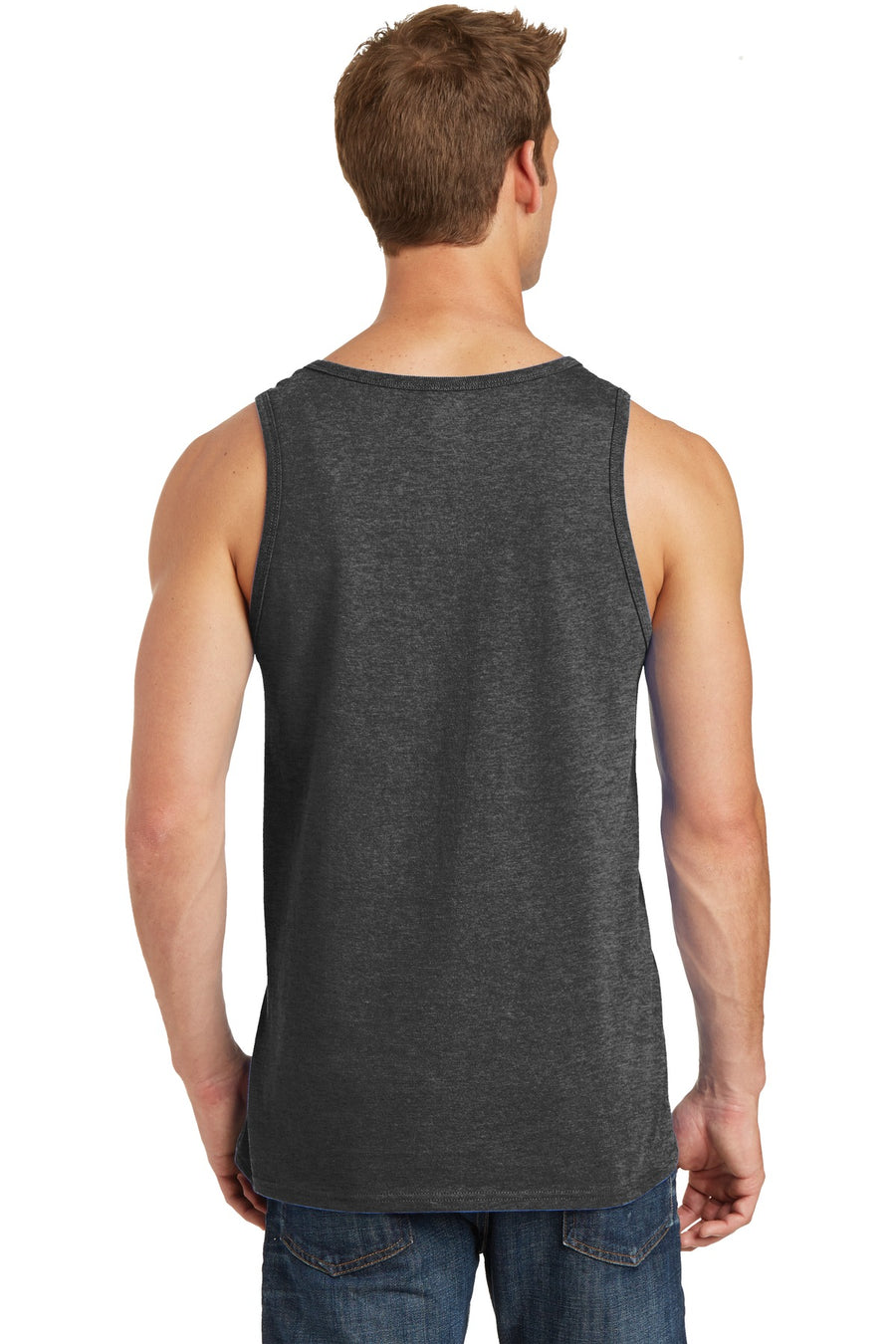 PC54TT-Dark Heather Grey-back_model