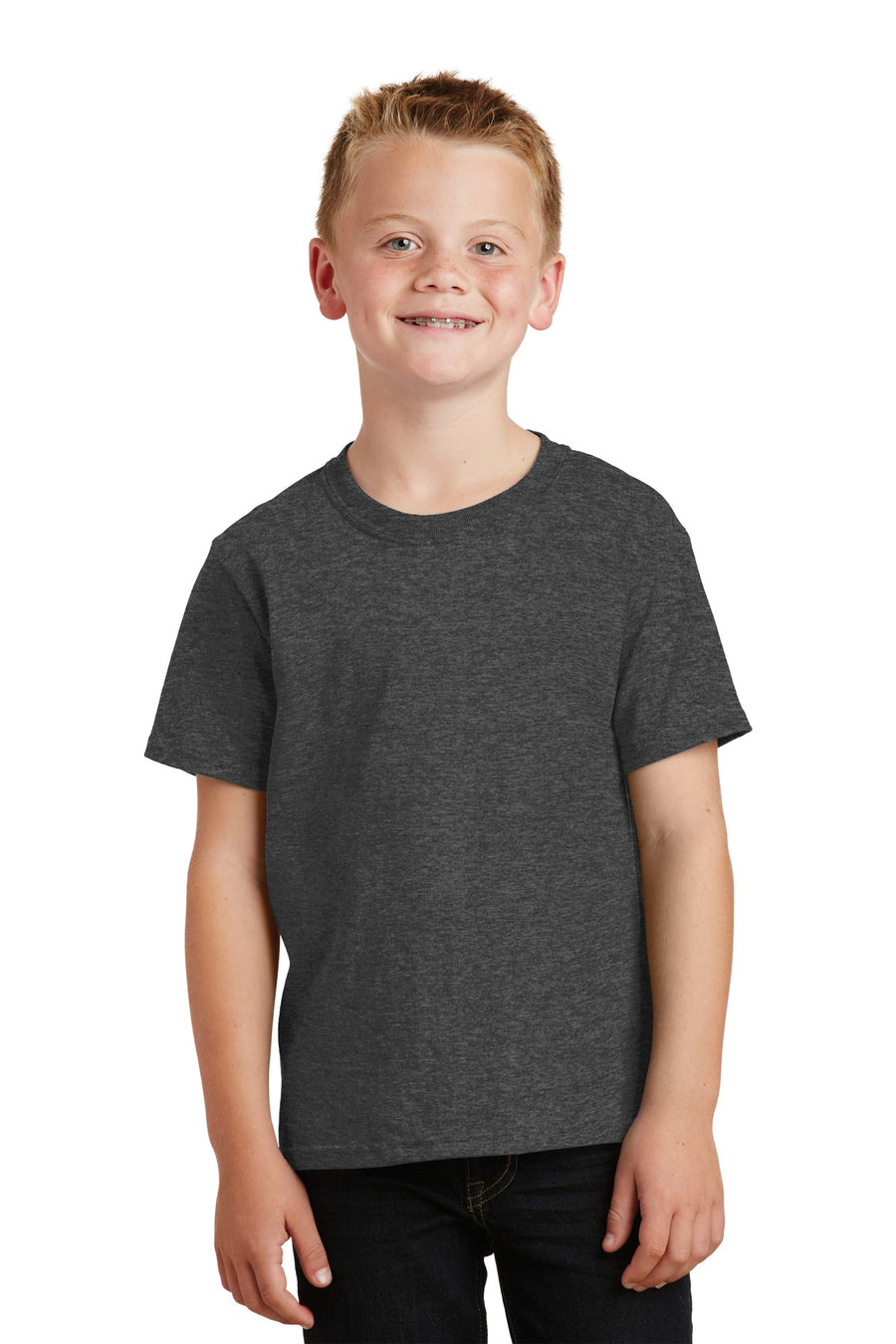 PC54Y-Dark Heather Grey-front_model