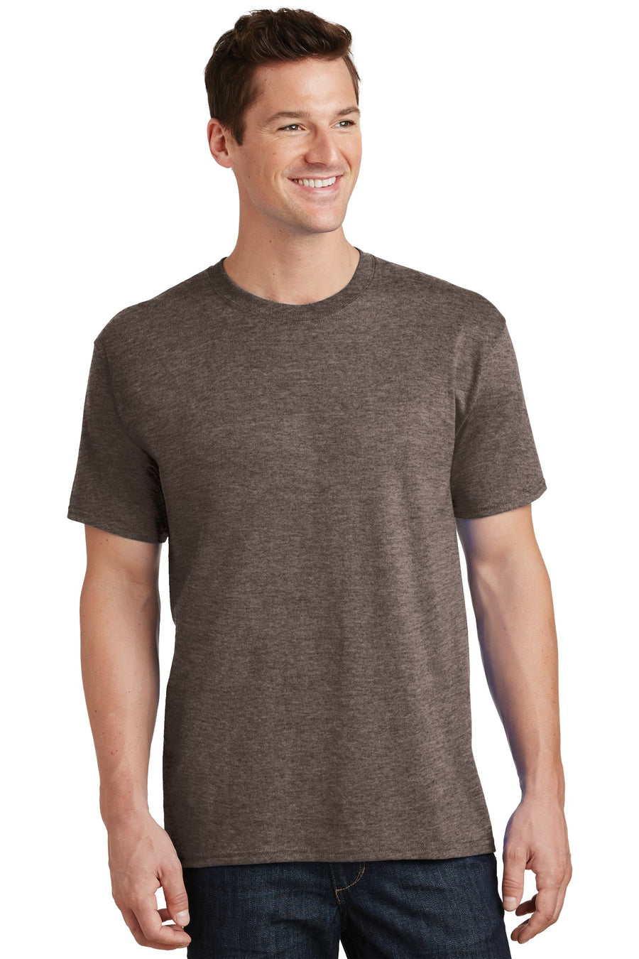 PC54-Heather Dark Chocolate Brown*-front_model