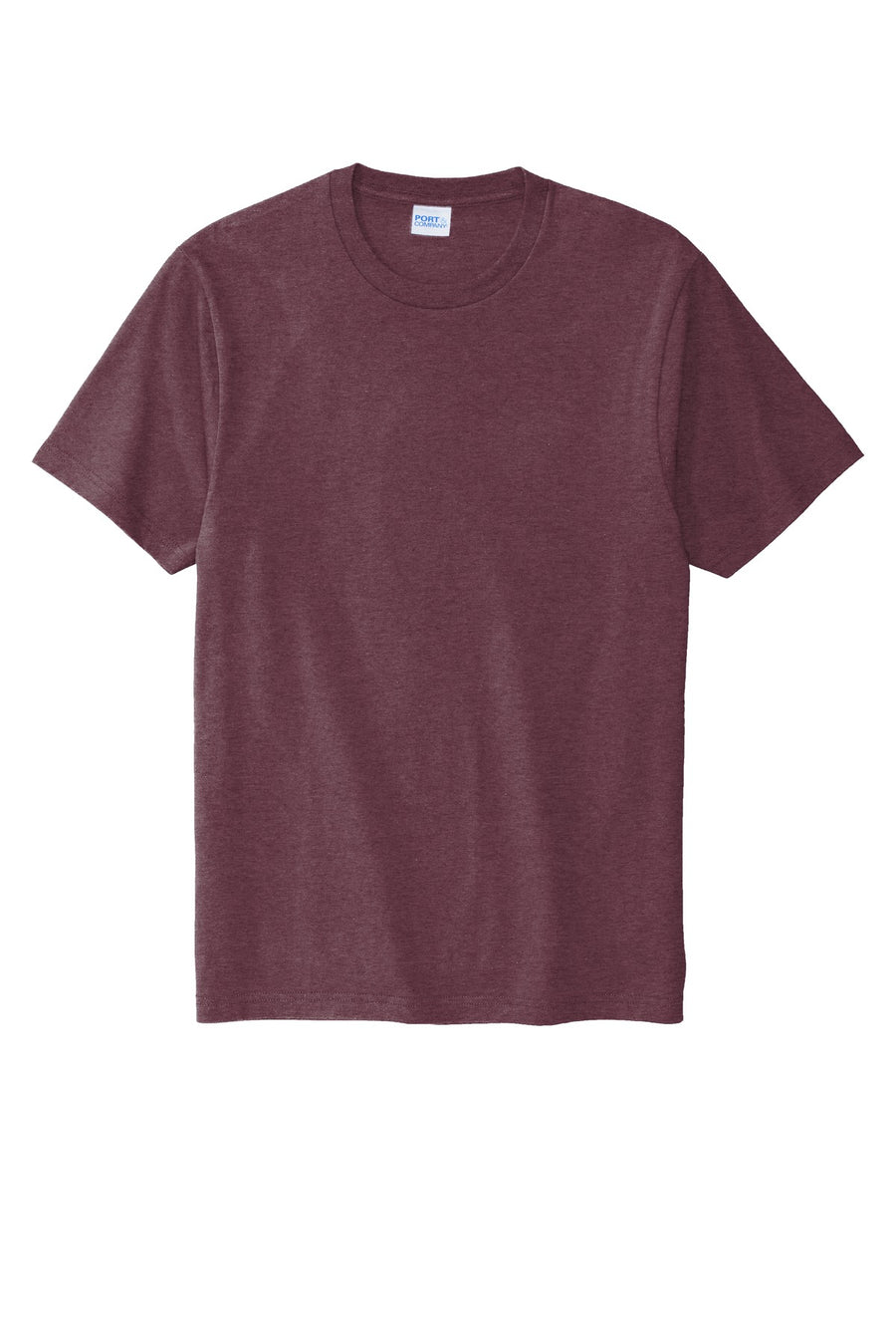 PC600-Heather Athletic Maroon-front_flat