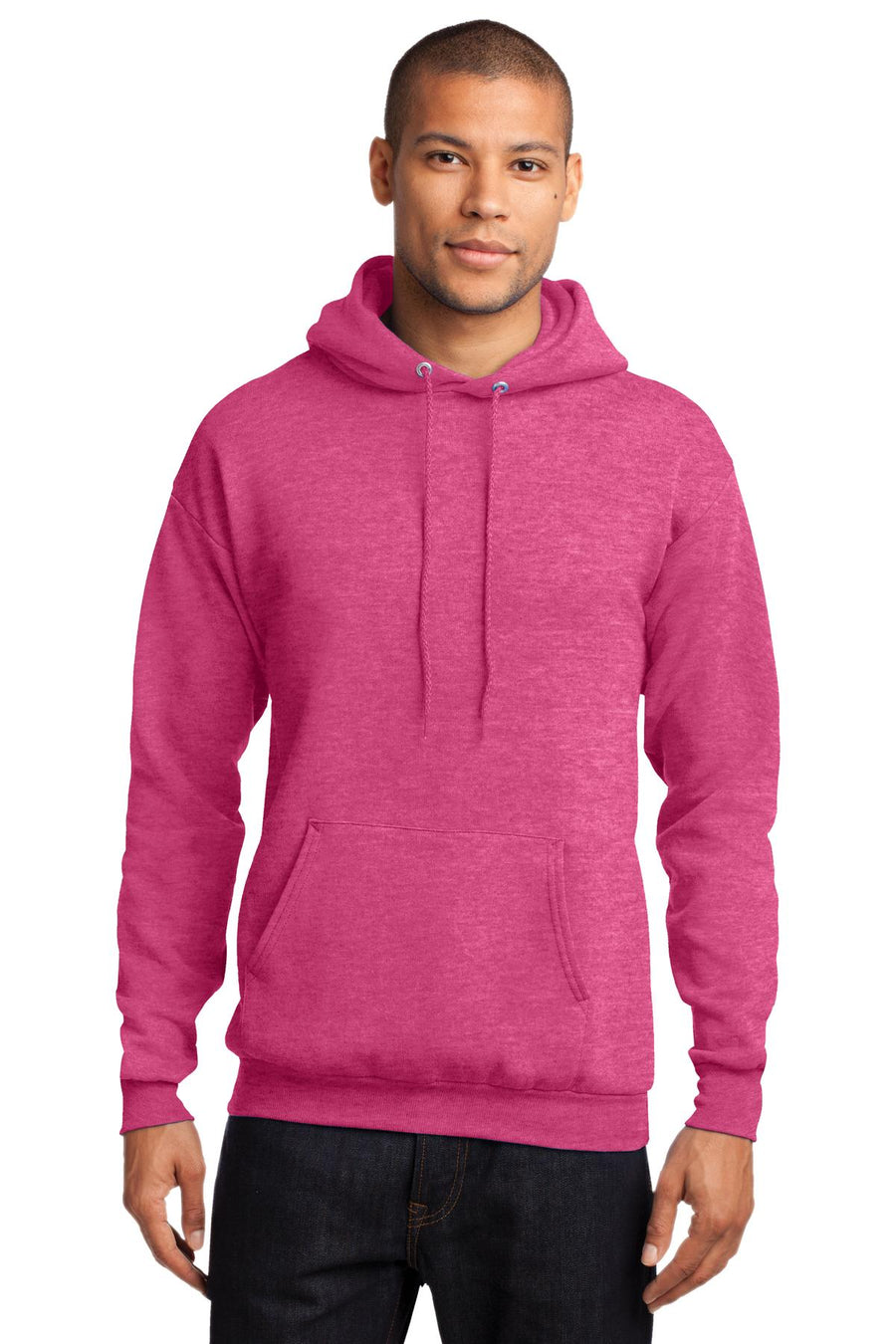 Port Company Core Fleece Pullover Hooded Sweatshirt. PC78H SanMar Sports