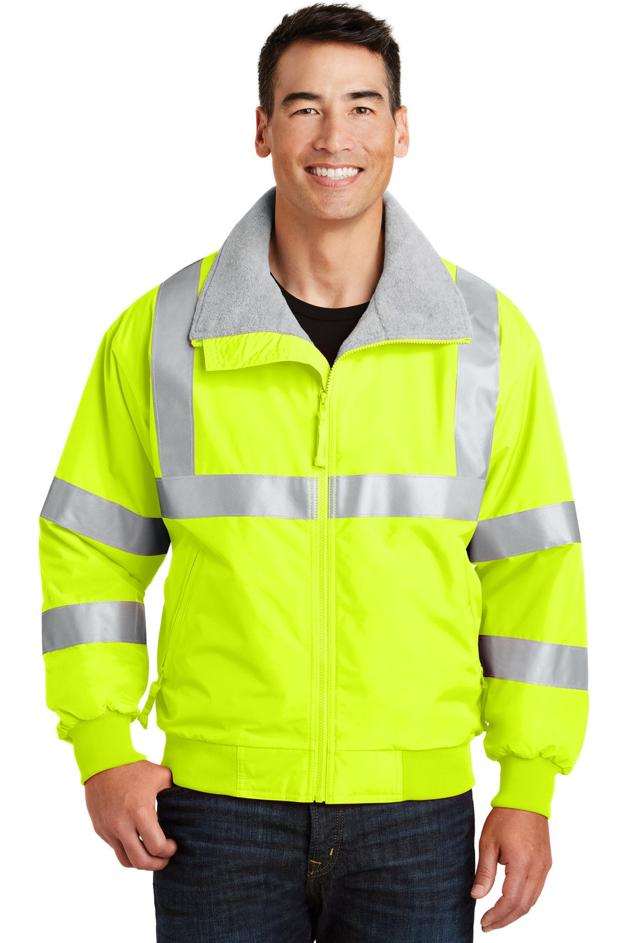 SRJ754-Safety Yellow/ Reflective-front_model