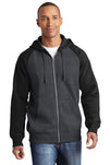 ST269-Graphite Heather/ Black-front_model