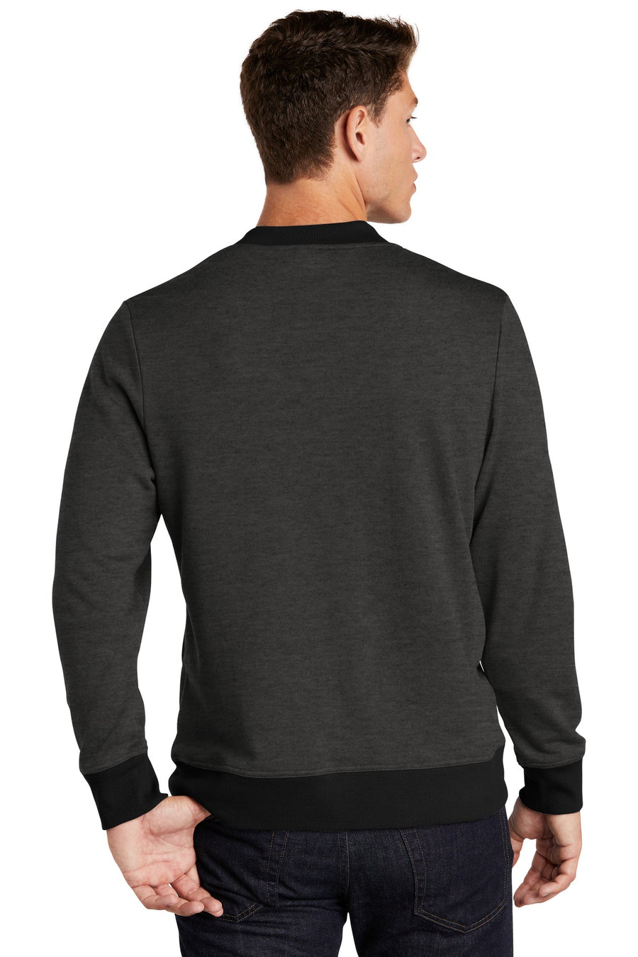 ST274-Heather Black-back_model