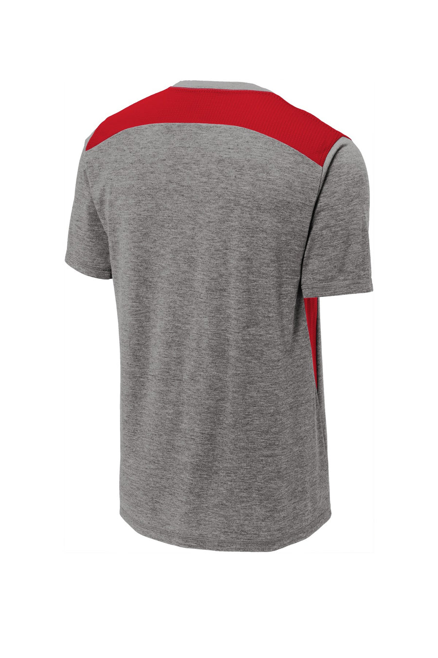 ST410-True Red/ Dark Grey Heather-back_flat