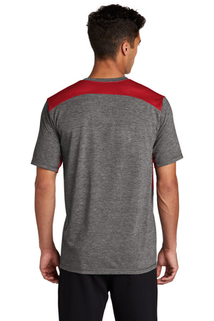 ST410-True Red/ Dark Grey Heather-back_model