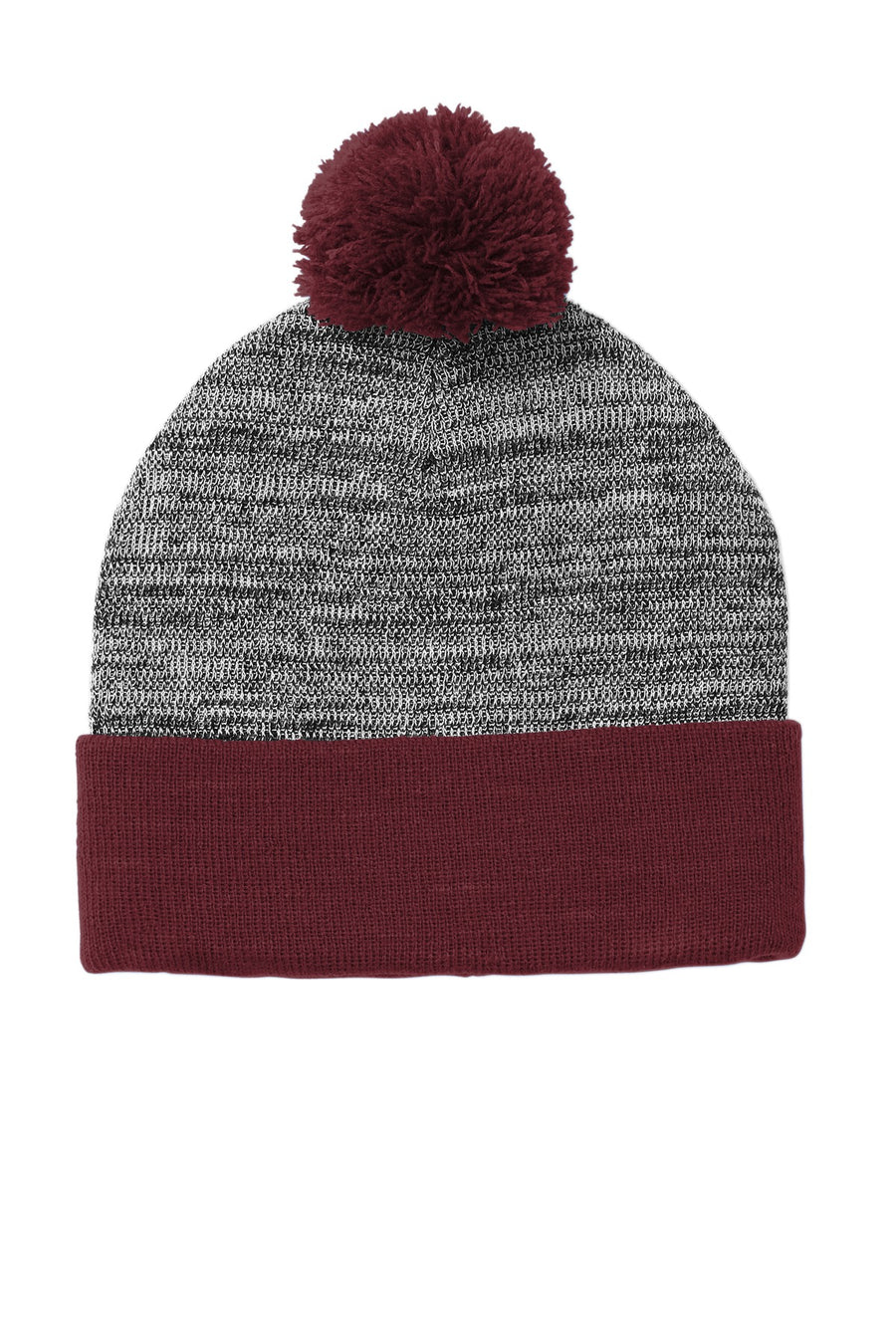 STC41-Maroon/ Grey Heather-front_model