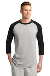 T200-Heather Grey/ Black-front_model