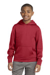 Sport-Tek® Youth Sport-Wick® Fleece Hooded Pullover. YST244